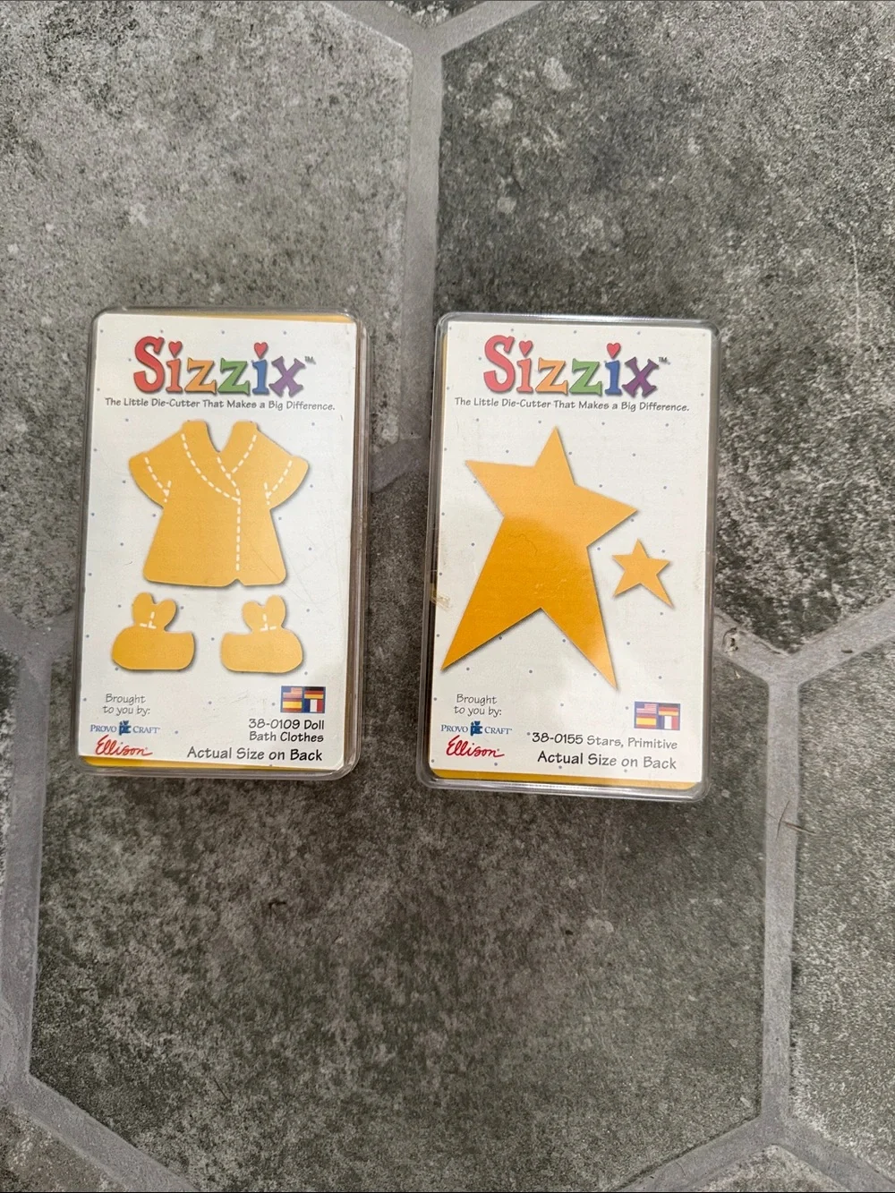 Giant Lot of 20 Sizzix Craft Die Cut Set Assortment - Large, Medium, Small